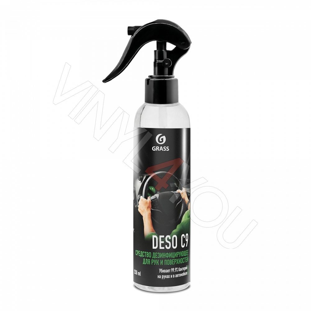 Дезинфицирующее средство для рук и поверхностей на основе изопропилового спирта DESO C9 (флакон 250
