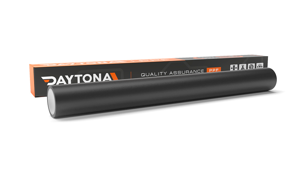 Матовая полиуретановая пленка Черный Угольный DAYTONA PPF S200 Matte Lead Ink Gray