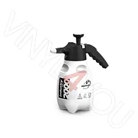 Ручной чёрный помповый опрыскиватель Industry ergo Acid line 2 л (Viton)