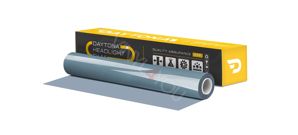 Полиуретан для фар тонирующий DAYTONA S100 smoke grey 60 см